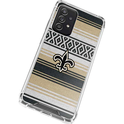 NFL New Orleans Saints Trailblazer Galaxy A52 5G Clear Case